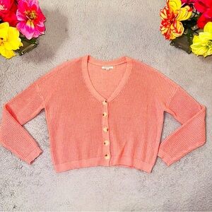 Z supply pink knit sweater